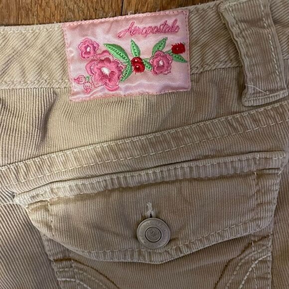 Aéropostale Corduroy Cotton Jeans Juniors Size 5/6 - Picture 6 of 7